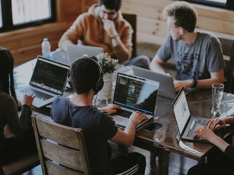 Équipe agile au travail